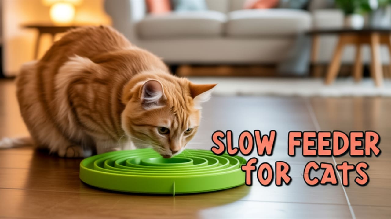 et-approved ceramic slow feeder for cats - prevents whisker stress