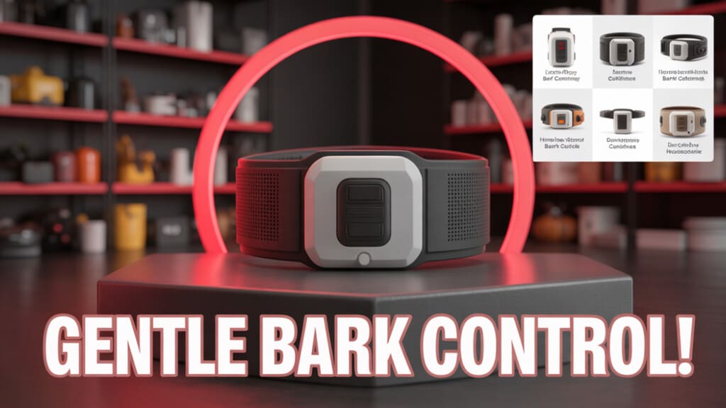 Humane bark collar with adjustable sensors and auto shut-off safety