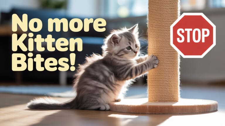 How to Train a Kitten to Stop Biting