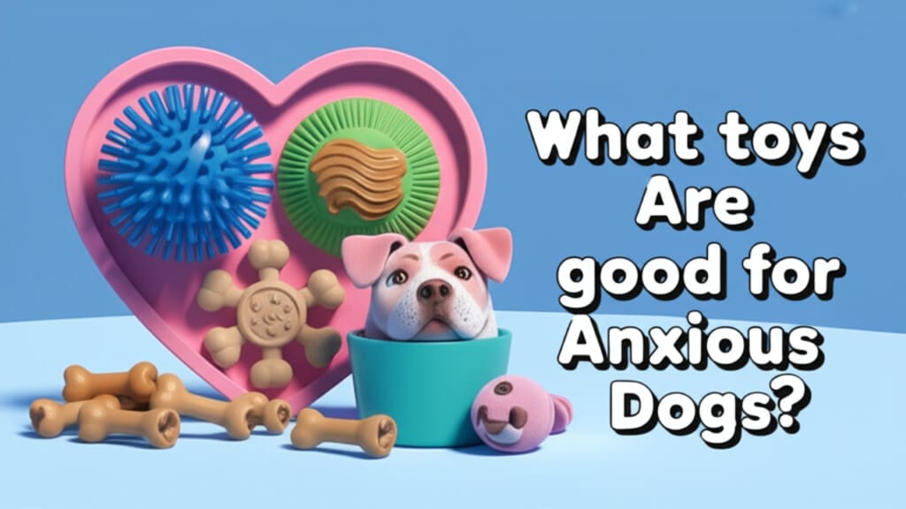 Dog anxiety toys reducing cortisol: interactive feeders and lick mats calming stressed dogs