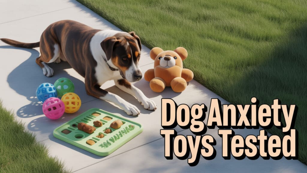 Top features in calming dog toys: non-toxic rubber, crate-safe design, AI monitoring for anxious dogs