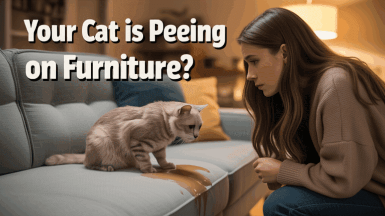 Cat is Peeing on Furniture